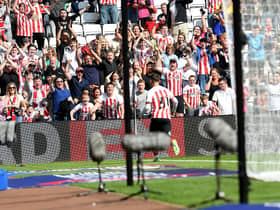 Chris Rigg celebrates Sunderland's fifth goal