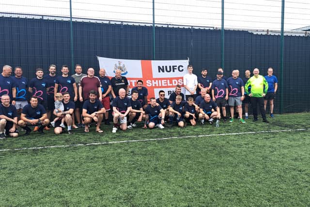 The charity match raised £4,000 for the Alzheimer’s Society.