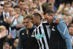 Newcastle United midfielder Joe Willock. (Photo by OLI SCARFF/AFP via Getty Images)