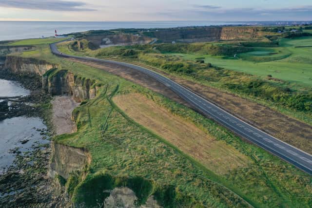 The Coast Road relocation scheme is now officially complete. Photo: Andrew Bryson Photography.