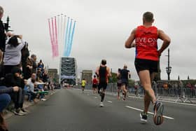 The Red Arrows will appear at the Great North Run twice this year