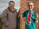 A before and after of Amy on her weight loss journey. Photo: Other 3rd Party.