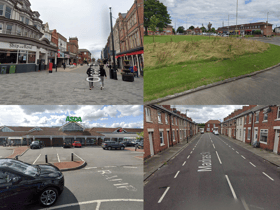 The most crime was reported in and around these locations in July 2023. Photo: Google Maps.