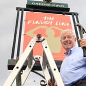 Sir Brendan Foster CBE at The Finish Line. 