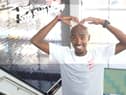 Sir Mo Farah at South Shields Interchange.