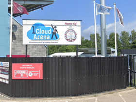 The 1st Cloud Arena, home of South Shields FC. Photo: Google Maps.