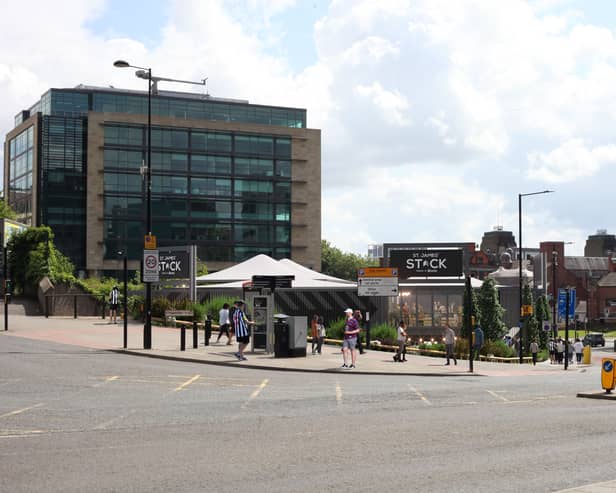 External CGI image of the new Newcastle United fan zone (photo: Newcastle United)