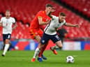 Harvey Barnes has made just one appearance for England, coming in a friendly match against Wales in October 2020.