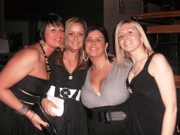 Friends on a night out but do you recognise them? Photo: Wayne Groves. 