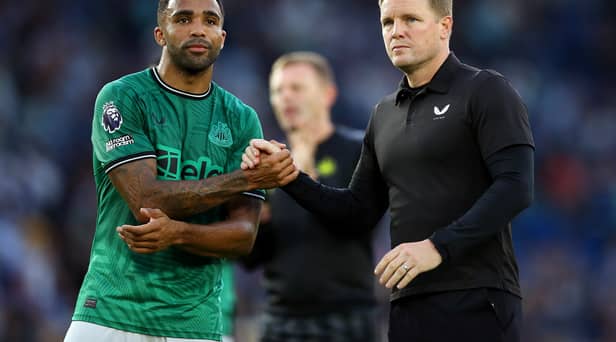 Callum Wilson & Newcastle United head coach Eddie Howe (Getty Images)