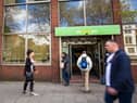  People walk near the Jobcentre in Westminster.