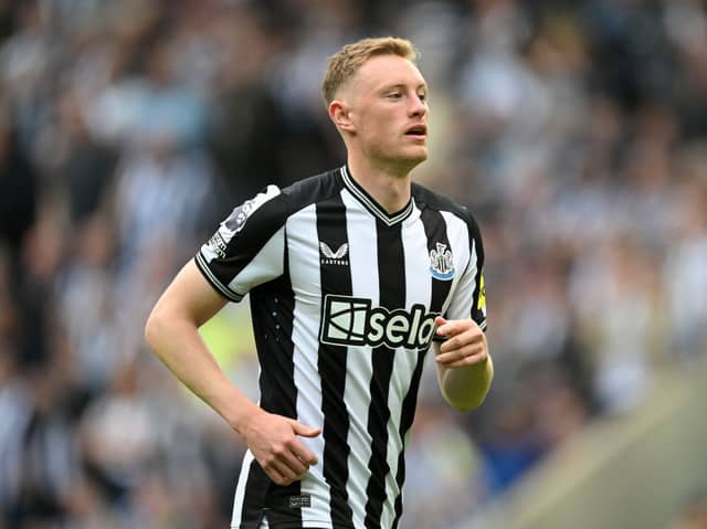 Sean Longstaff in action for Newcastle.  
