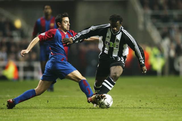 Oliver Bernard was a key attacking threat for Newcastle during the Robson era. (Getty Images)