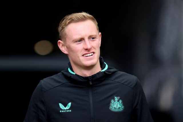 A first start of the season for Sean Longstaff following an injury picked up in pre-season.