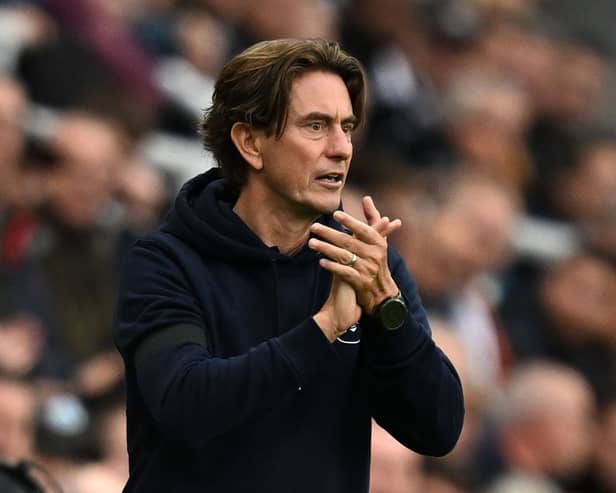 Brentford manager Thomas Frank. (Photo by PAUL ELLIS/AFP via Getty Images)