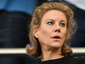 Newcastle United’s English minority owner Amanda Staveley attends the English Premier League football match between Brighton and Hove Albion and Newcastle United at the American Express Community Stadium in Brighton, southern England on September 2, 2023. (Photo by GLYN KIRK/AFP via Getty Images)