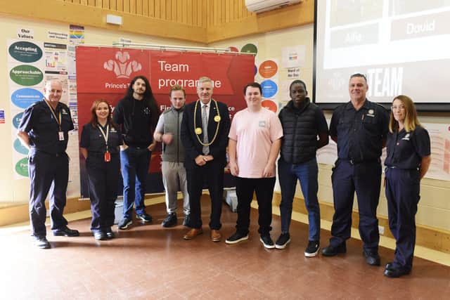 Diversionary Activities team working with youngsters Credit: Tyne and Wear Fire and Rescue Service