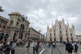 Milan, Italy. Newcastle United face AC Milan at the San Siro on  