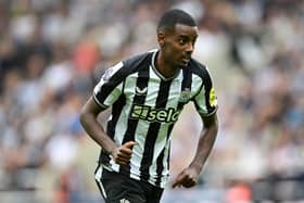 Alexander Isak in action for Newcastle United.  