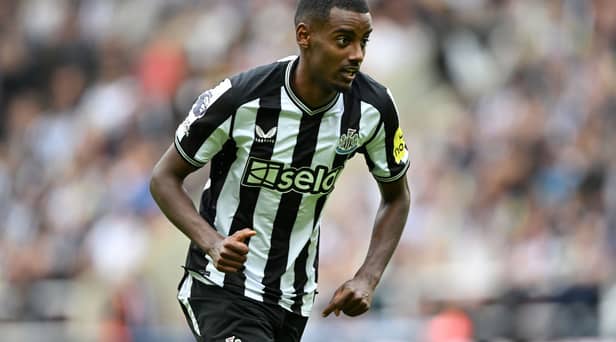 Alexander Isak in action for Newcastle United.  