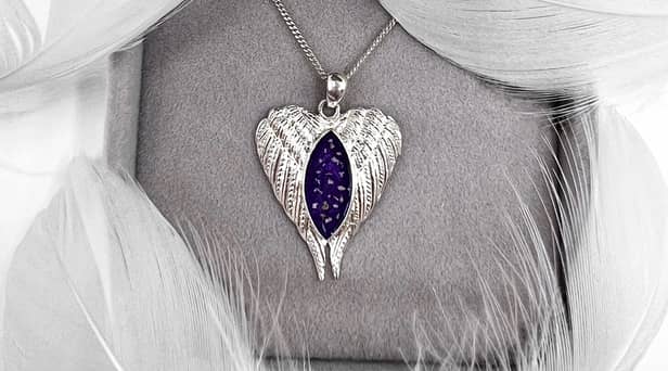 Memorial necklace created by CarlyCredit: Carly's Creations