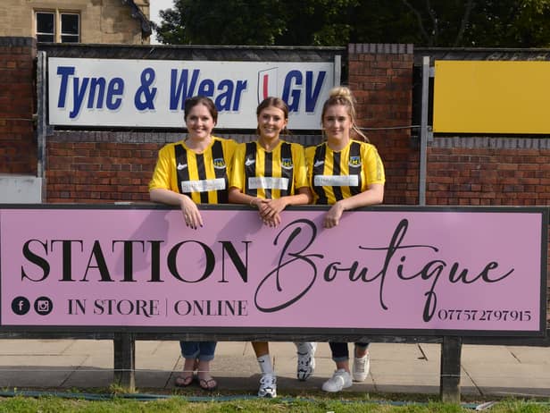 Players from Hebburn Town Women’s team.