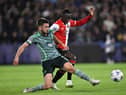 Feyenoord winger Yankuba Minteh, on loan from Newcastle United.  