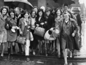 Plessey workers were pictured leaving their meeting at the Unionist Club, South Shields, in 1969. Photo: Shields Gazette