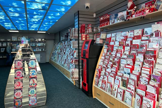 Inside Card Boutique 