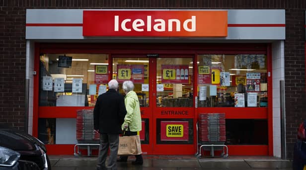 An Iceland store is pictured. The supermarket has slashed the price of1,000 of its weekly staples to help families through the cost of living crisis.