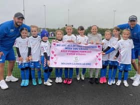 One of the club's many teams showing support for Grace