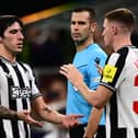 Newcastle United midfielder Sandro Tonali. (Photo by MARCO BERTORELLO/AFP via Getty Images)