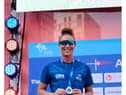 Claire Cook, who has taken Silver for Team GB at the European Triathlon Championships