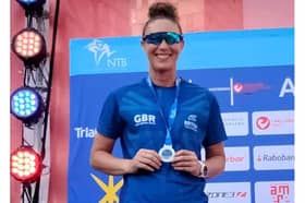 Claire Cook, who has taken Silver for Team GB at the European Triathlon Championships