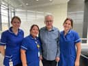 Neil Bradshaw, in the Institute of Transplantation at the Freeman Hospital.