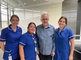 Neil Bradshaw, in the Institute of Transplantation at the Freeman Hospital.