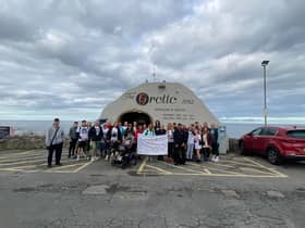 Participants ready to set off for Walk of HOPE