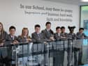 Pupils of St Joseph’s Catholic Academy in Hebburn.Credit: Sass Media