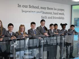 Pupils of St Joseph’s Catholic Academy in Hebburn.Credit: Sass Media