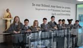 Pupils of St Joseph’s Catholic Academy in Hebburn.Credit: Sass Media