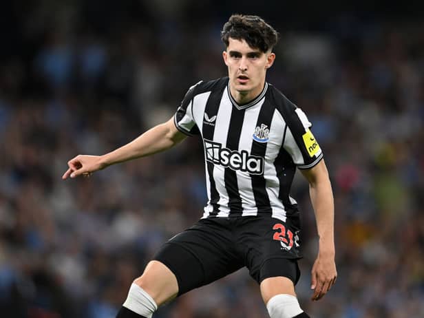 Newcastle United full-back Tino Livramento. (Photo by Stu Forster/Getty Images)