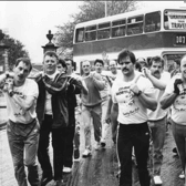 Were you pictured at the charity bus pull in May 1988? And what more can you tell us about this event? Photo: Shields Gazette