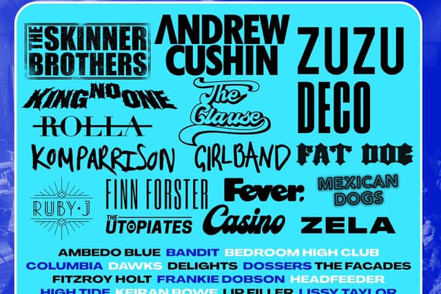The full list of artists playing at Gathering Sounds Festival.