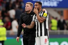 Eddie Howe and Callum Wilson at Newcastle United (Image: Getty Images)