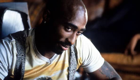 Tupac Shakur in a scene from the film 'Gridlock'd', 1997. (Photo by Gramercy Pictures/Getty Images)