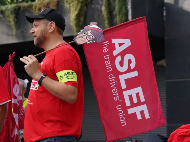 The train drivers' union says the timing of the strikes was not aimed as disrupting Tory members attending their annual conference