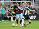 Anthony Gordon in action for Newcastle United.  