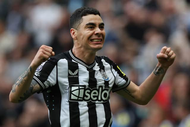 Newcastle United winger Miguel Almiron. (Photo by Ian MacNicol/Getty Images)