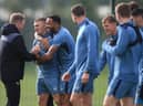 Callum Wilson has been pictured in training after missing the wins over Manchester City and Burnley.