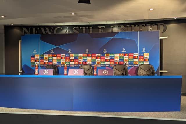 Newcastle United media room